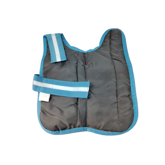 Outdoor Dog- Black and blue dog rain vest- size small - Picture 2 of 2